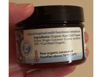 Organic Fiji Raw Coconut Oil, Fragrance Free, 3 fl oz/89 mL - thumbnail 3