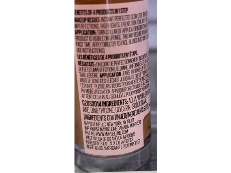 Maybelline New York Perfector 4-In-1 Glow Makeup, 02 Medium Moyen, 0.68 fl oz/20 mL