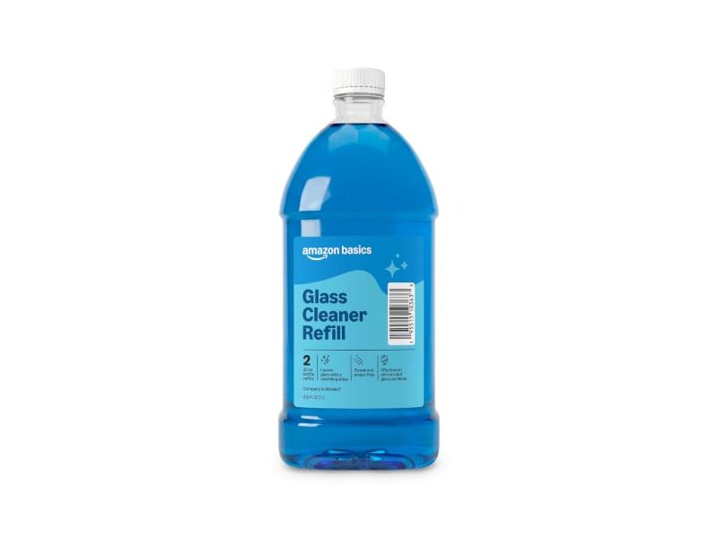 Amazon Basics Glass Cleaner Refill, 67.6 fl oz/2 L