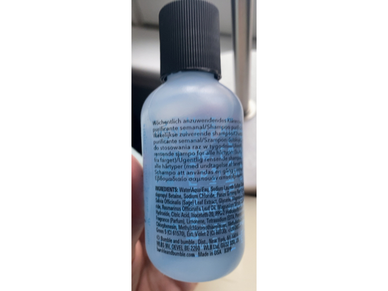 Bumble & Bumble Sunday Weekly Clarifying Shampoo, 2 fl oz/60 mL