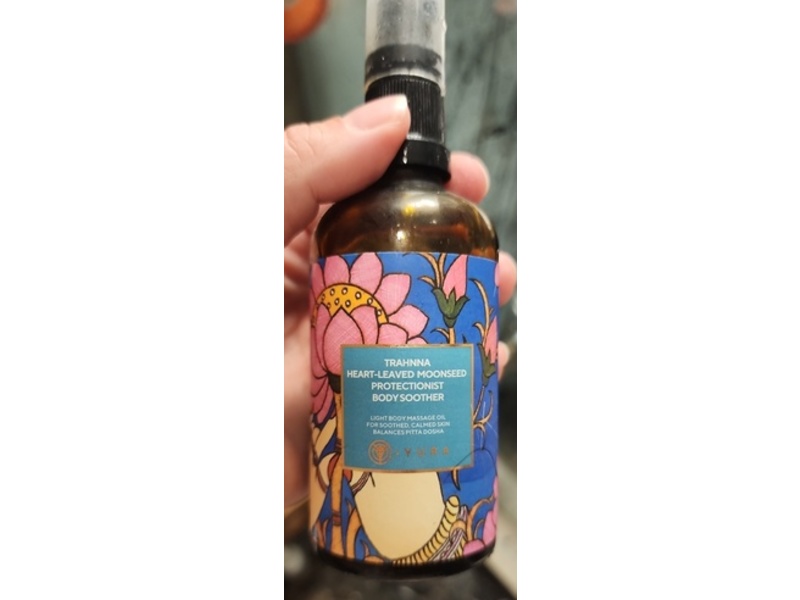 The Ayurveda Experience Light Body Massage Oil, Trahnna Heart-Leaved Moonseed, 3.38 fl oz/100 mL