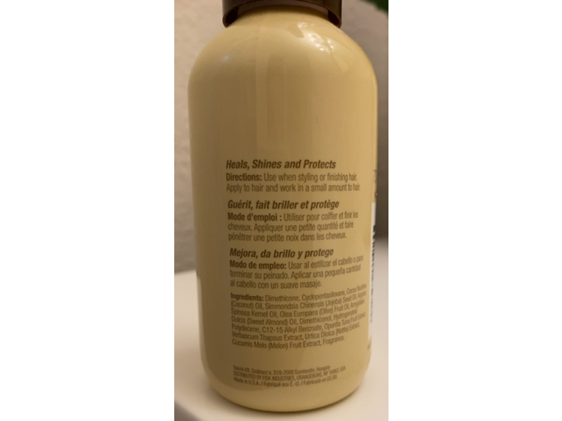 Hair Chemist Hair Serum, Coconut Oil, 4 fl oz/118 mL, Pack Of 2