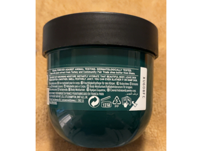 The Body Shop Love & Plums Body Yogurt, 6.91 oz/200 mL