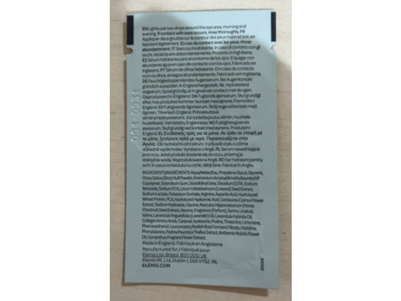 Elemis Pro Collagen Advanced Eye Treatment, 0.03 fl oz/1 mL