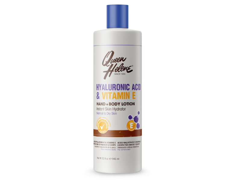 Queen Helene Hand + Body Lotion, Hyaluronic Acid & Vitamin E, 32 fl oz/946 mL