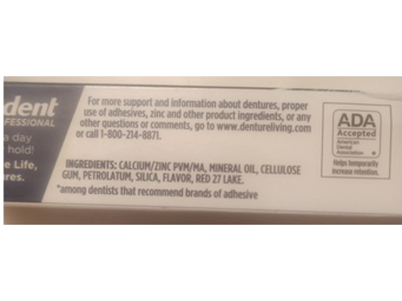 Fixodent Professional Ultimate Denture Adhesive Cream, 1.8 oz/51 g