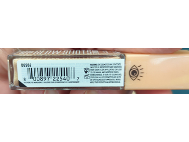 NYX Professional Makeup Brightening Liquid Eyeshadow, Golden Goji, 0.25 fl oz/7.5 mL