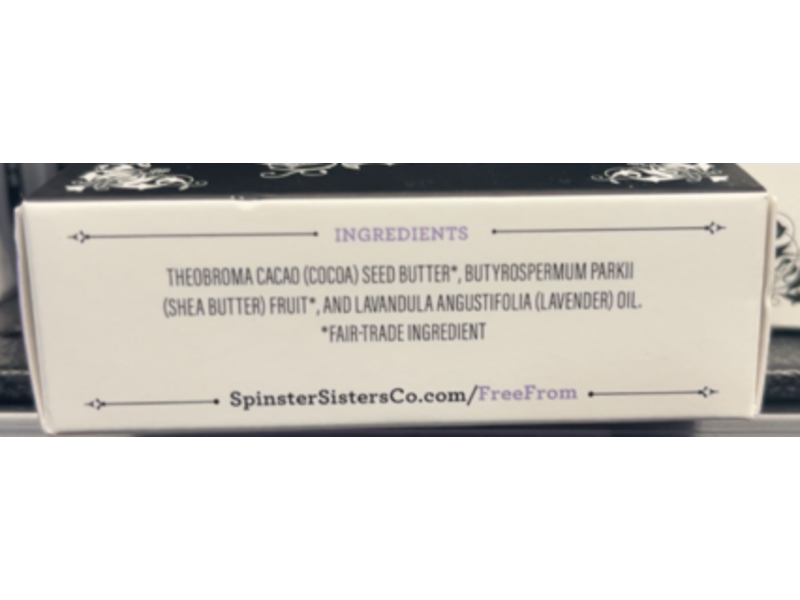 Spinster Sisters Body Butter Bar, Lavender, 3 oz/85 g