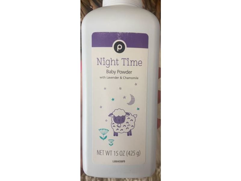 Publix Night Time Baby Powder, Lavender & Chamomile, 15 oz/425 g