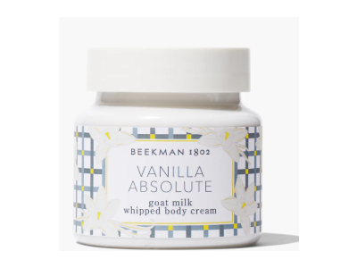 Beekman 1802 Pure Goat Milk Whipped Body Cream, Vanilla Absolute, 8 fl oz/236 mL