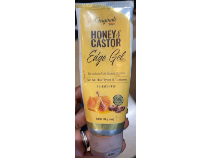 Originals By Africa's Best Originals Edge Gel, Honey & Castor, 4 oz/114 g