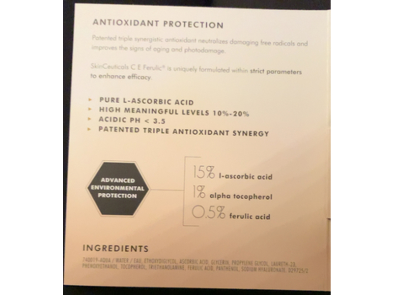 SkinCeuticals C E Ferulic L-Ascorbic Acid, 30 ml