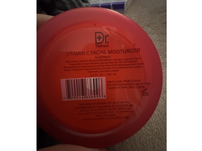 Dr.Wellness Vitamin C Facial Moisturizier, 6.7 fl oz/200 mL