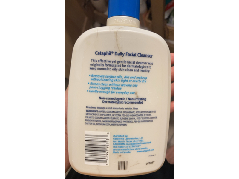 Cetaphil Daily Facial Cleanser, 20 fl oz/591mL