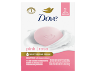 Dove Moisturizing Cream Beauty Bar , Pink Rosa, 3.75 oz/106 g, Count 2 - thumbnail 1