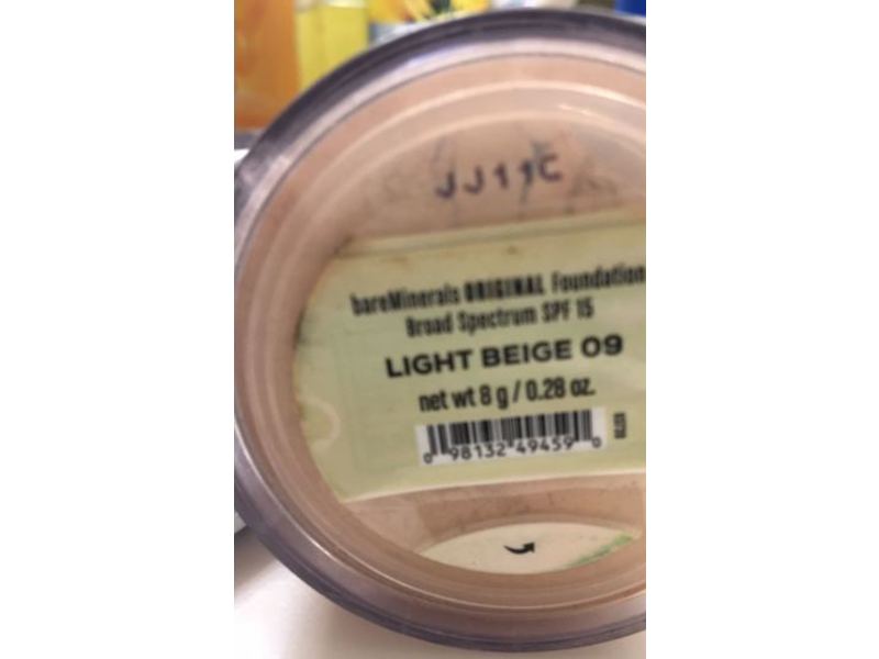 BareMinerals Original Foundation, Light Beige 09, 0.28 oz/8 g