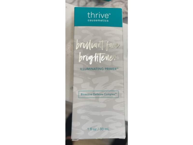 Thrive Causemetics Brilliant Face Brightener Illuminating Primer, 1 fl oz/30 mL