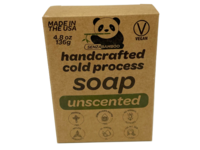 Senza Bamboo Hand Crafted Cold Process Soap, Unscented, 4.8 oz/136 g - Image 2