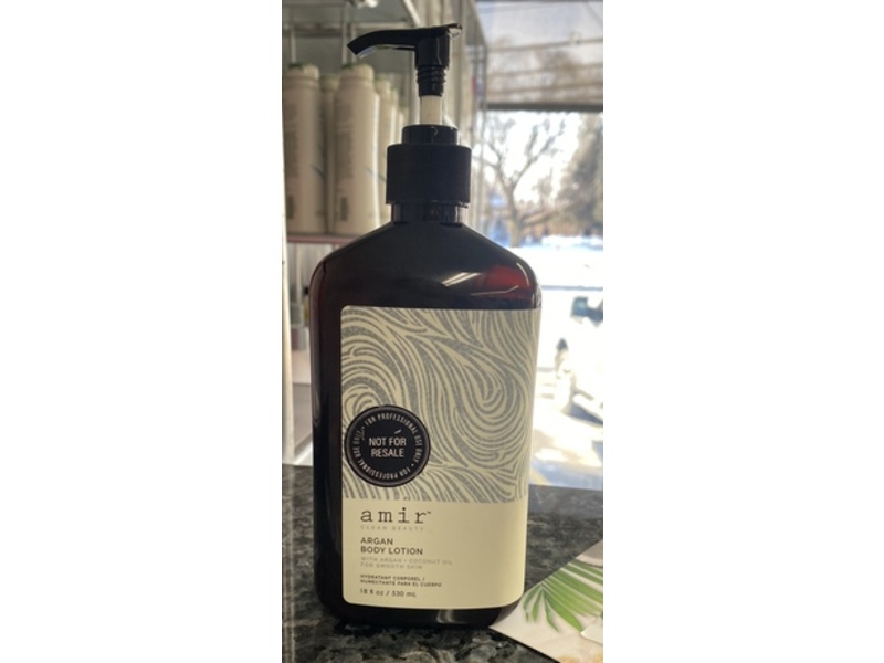 Amir Body Lotion, Argan, 18 fl oz/530 mL