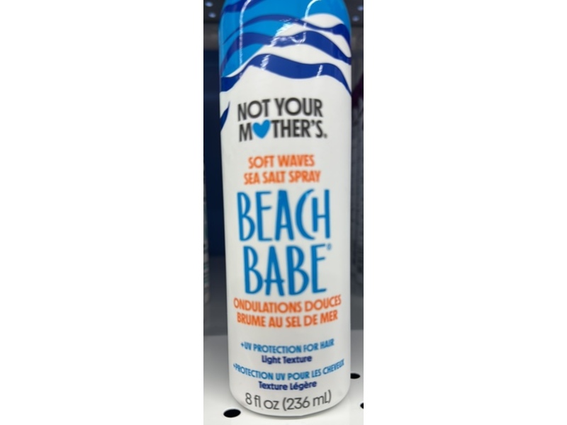 Not Your Mother's Beach Babe Soft Waves Sea Salt Spray, Light Texture, 8 fl oz/236 mL