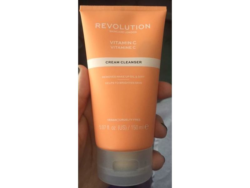 Revolution Skincare London, Cream Cleanser, Vitamin C, 5.07 fl oz/150 mL