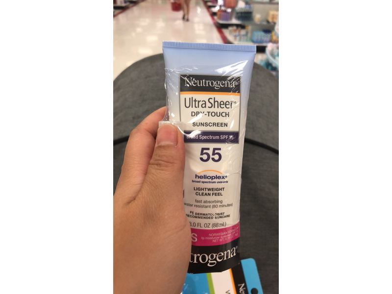 Neutrogena Ultra Sheer Dry-Touch Sunscreen, SPF 55, 3 fl oz