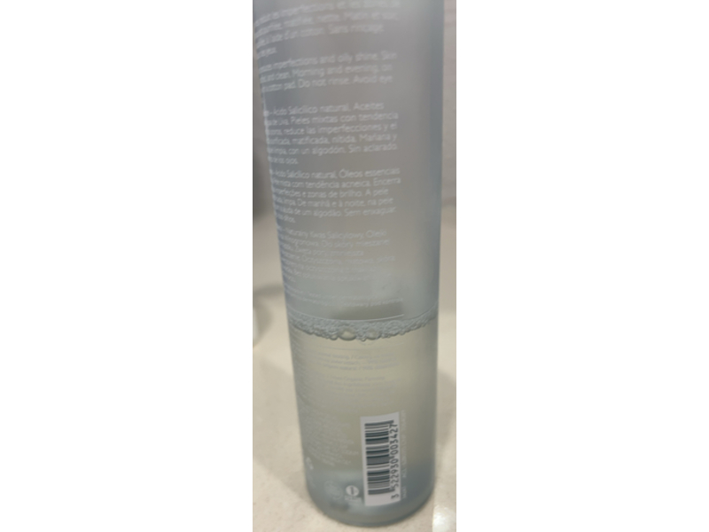 Caudalie Vinopure Purifying Toner, Natural Salicylic Acid + Orangic Essential Oils + Grape Water, 6.7 fl oz/200 mL