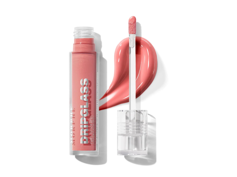 Morphe Dripglass Glazed High Shine Lip Gloss, Nude Gleam, 0.12 fl oz/3.8 mL.