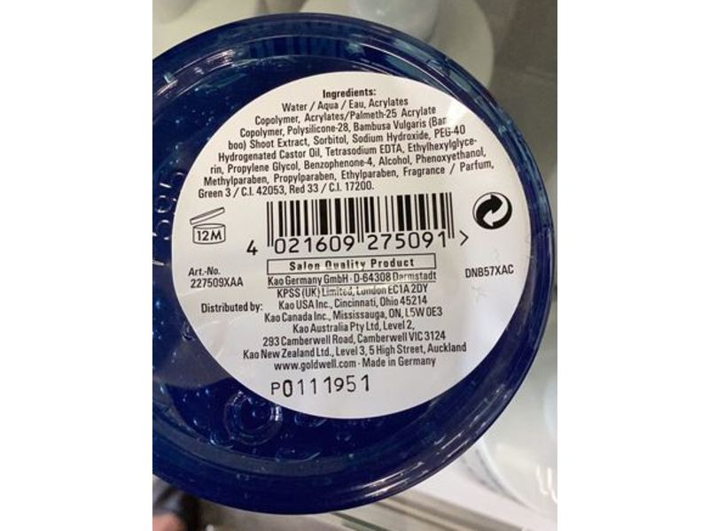 Goldwell Style Sign Ultra Volume Styling Gel, Lagoom Jam, 150 mL