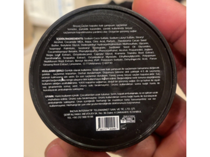 Soap Cover Grey Coverage Bar Shampoo, 50 g