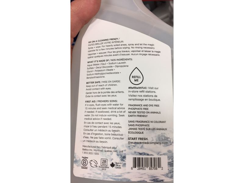 The Unscented Company All Purpose Cleaner, 27 fl oz