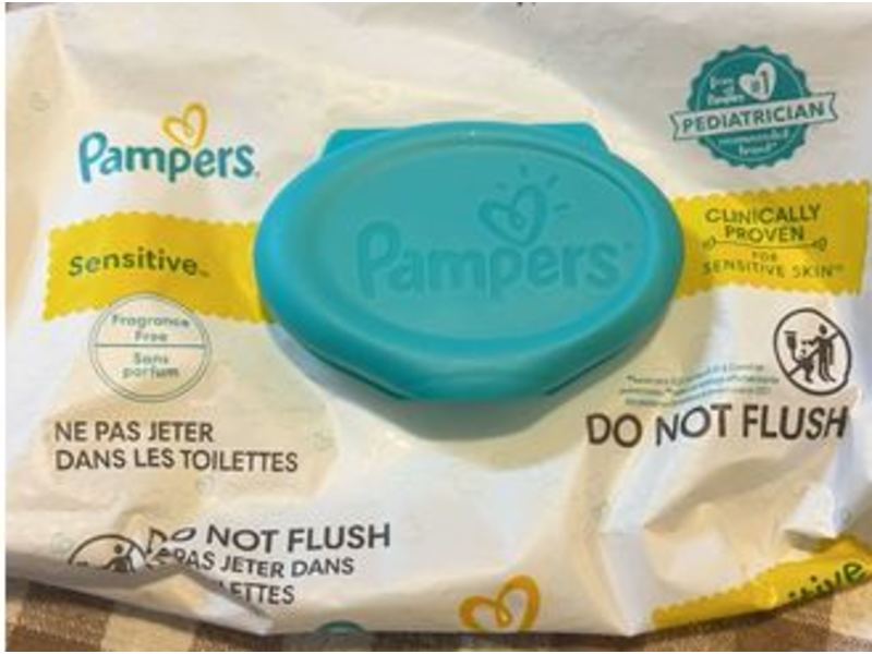 Pampers Sensitive Wipes, Fragrance Free