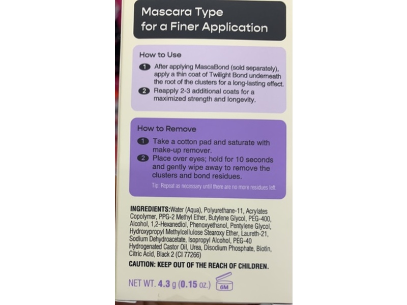 Ienvy Cluster Palette Lash Adhesive, Twilight Bond , 0.15 oz/4.3 g