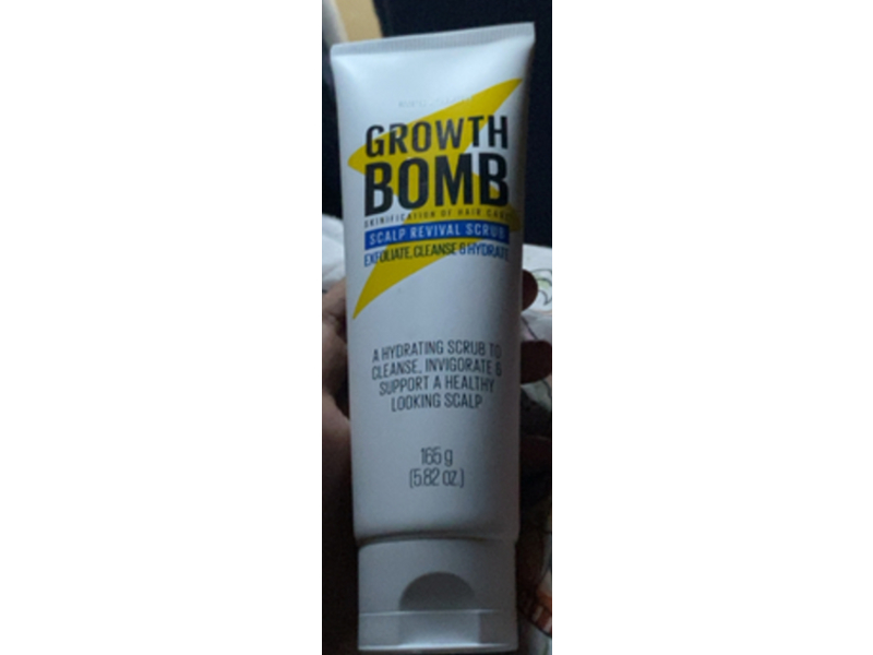 Growth Bomb Scalp Revival Scrub, 5.82 oz/165 g