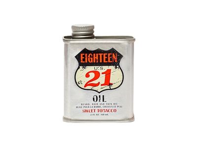 1821 Manmade Beard + Hair & Skin Oil, Sweet Tabacco, 2 fl oz/60 mL
