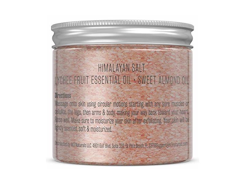 M3 Naturals Himalayan Scrub Infused with Collagen+Stem Cell, 12 oz/340 g