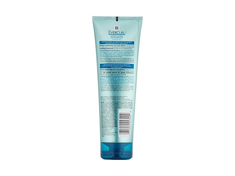 L'Oreal Paris EverCurl Hydracharge Sulfate-Free Shampoo, 8.5 Fluid Ounce