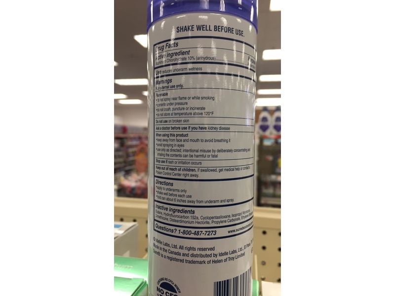 Sure Aerosol Unscented Anti-Perspirant/Deodorant, 6 Oz
