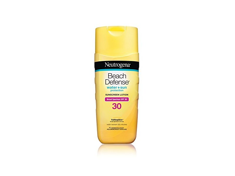 Neutrogena Beach Defense Water + Sun Broad Spectrum Sunscreen Lotion, SPF 30, 6.7 fl oz/198 mL