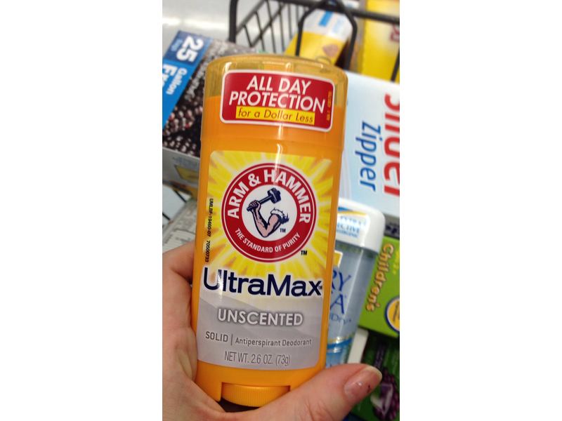 Arm & Hammer Ultra Max Invisible Solid & Anti-Perspirant Deodorant - Unscented, 2.60 Ounce