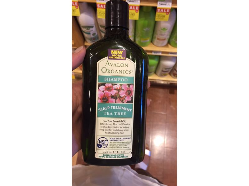 Avalon Organics Scalp Treatment Tea Tree Shampoo, 11 Oz