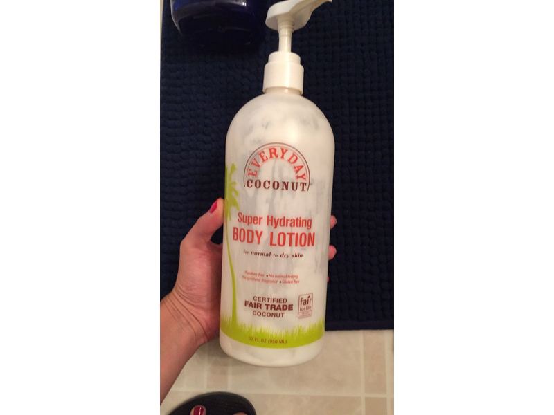 Alaffia Everyday Coconut Super Hydrating Body Lotion, 32 fl oz