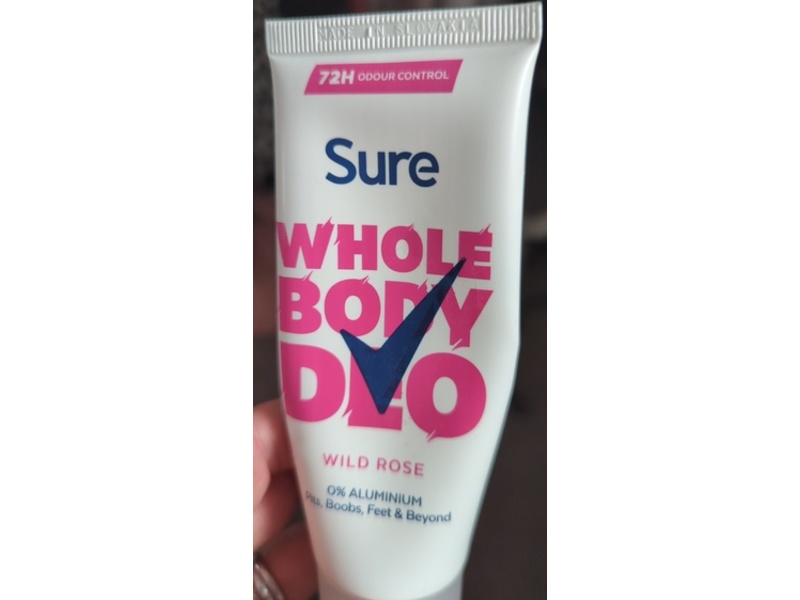 Sure Whole Body Deo, Wild Rose, 75mL