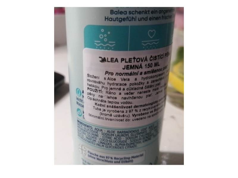 dm Balea Gentle Cleansing Foam, 150 mL