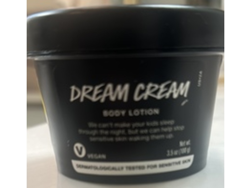 Lush Body Lotion, Dream Cream, 3.5 oz/100 g