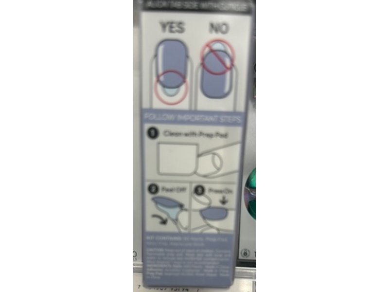 imPRESS Peel & Press Color Nails, The Answer Light Blue, Count 30 94718 IMC 59