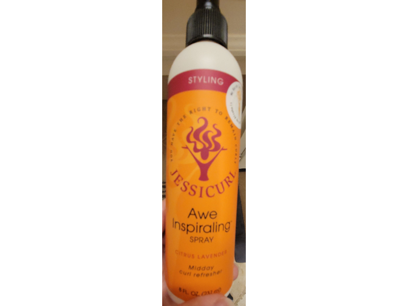 Jessicurl Awe Inspiraling Spray, Citrus Lavender, 8 fl oz/237 mL