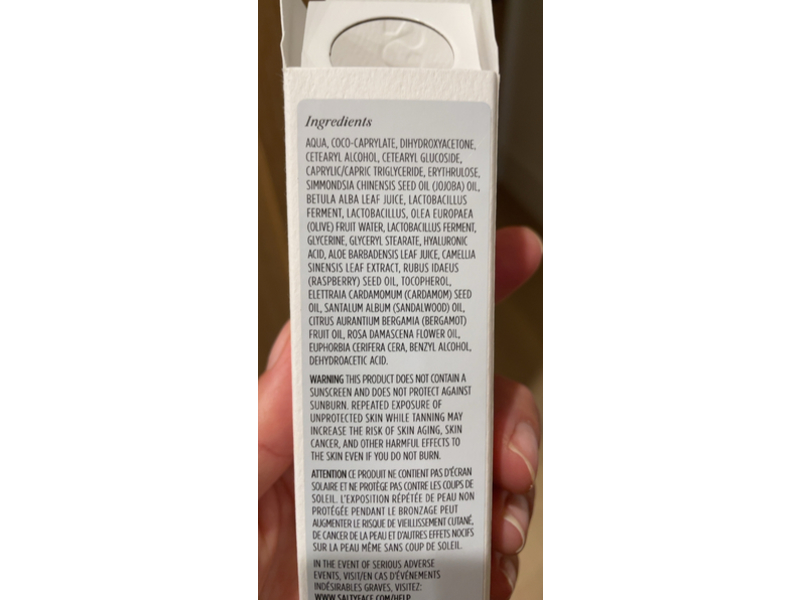 Saltyface Tanning Moisturizer, 1.35 fl oz/40 mL