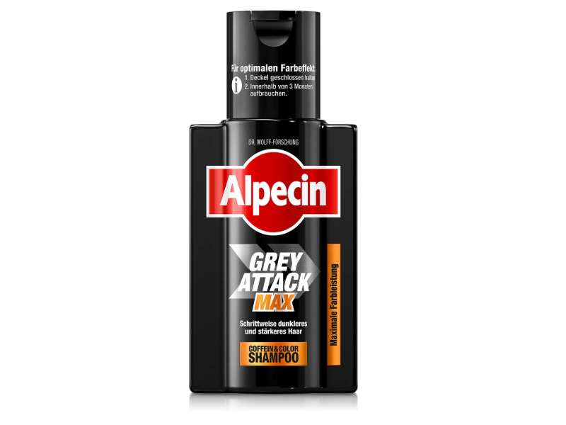 Alpecin Grey Attack Max Caffeine & Colour Shampoo, 200 mL