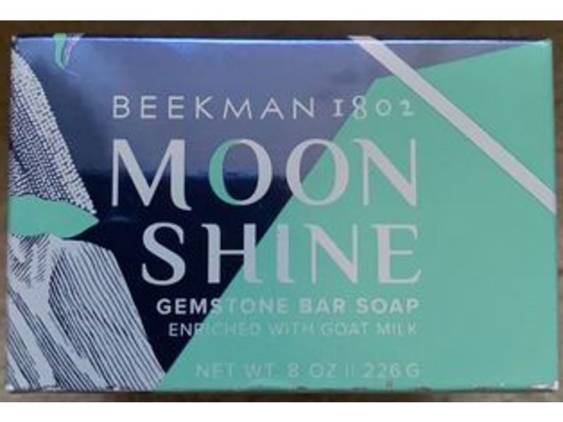 Beekman 1802 Gemstone Bar Soap Moon Shine, Goat Milk, 8 oz/226 g
